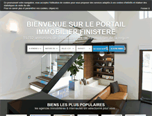 Tablet Screenshot of immobilier-finistere.com